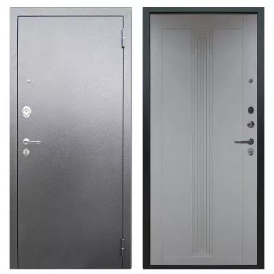 Люкс 3К Серебро Антик | Вертикаль Роял Вуд Серый