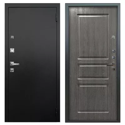 Люкс ПРО 3К Черный шелк | Сабина дуб филадельфия графит