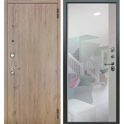 Люкс 3К 2П Рустик Соломенный и зеркало магнум