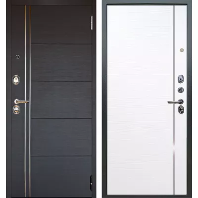 Люкс 3К 2П Лофт венге внутри Гауда роял вуд белый