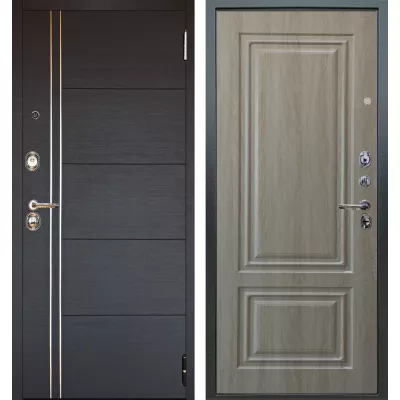 Люкс 3К 2П Лофт венге внутри Элион дуб филадельфия крем