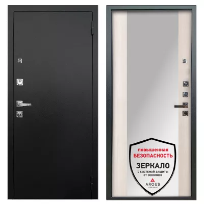 Люкс ПРО 3К Черный шелк | Вояж белое дерево