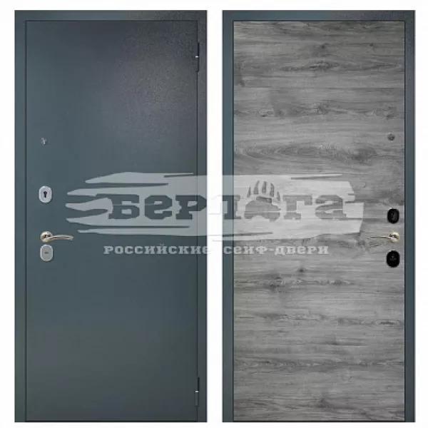Двери Берлога XS Серое Дерево
