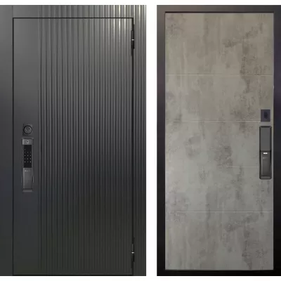 Смарт с Электронным замком панель ФРЕЙДА + СВЕТЛЫЙ БЕТОН