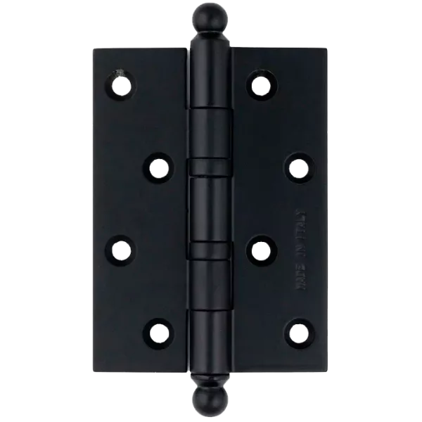 Петля дверная универсальная латунная Extreza 5110 102x76x3 мм черный матовый F22