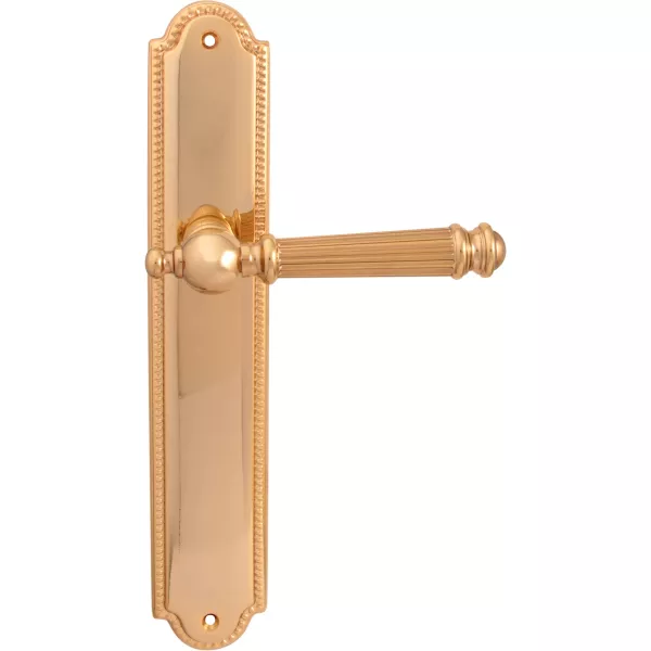 Дверные ручки на планке Melodia 102/458 Pass Veronica Полированная латунь