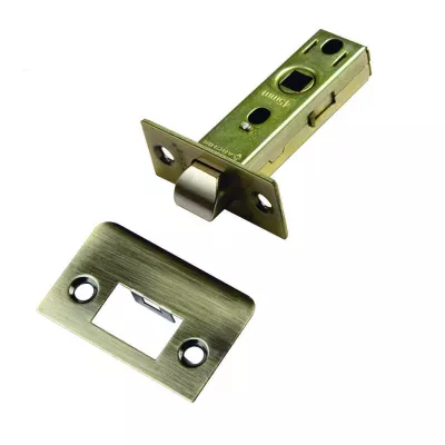 Защёлка межкомнатная LA 6-45 AB, бронза, металлический язычок