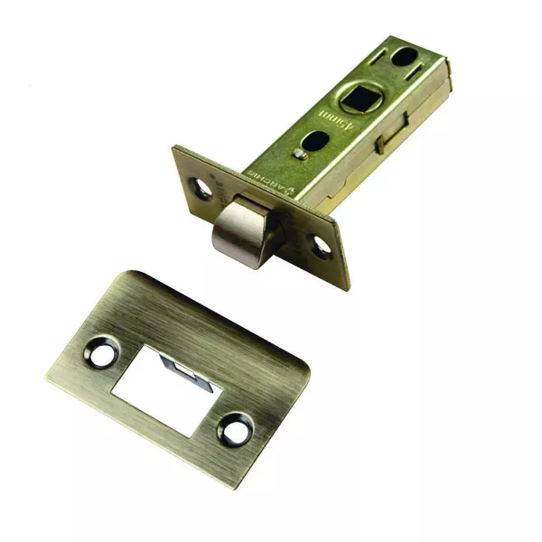 Защёлка межкомнатная LA 6-45 AB, бронза, металлический язычок