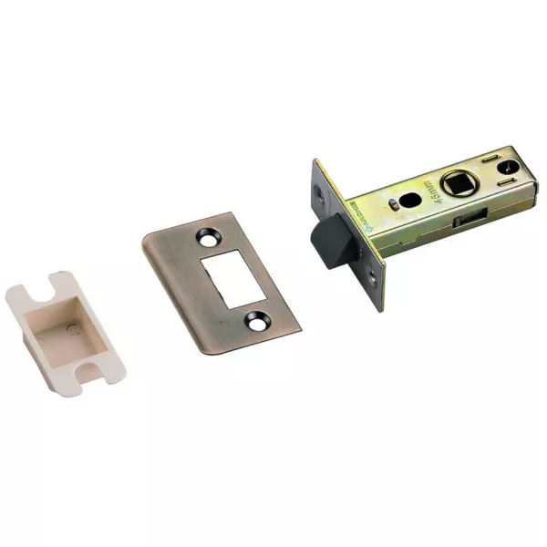 Защёлка межкомнатная LP 6-45 AB/ACF, бронза, пластиковый язычок