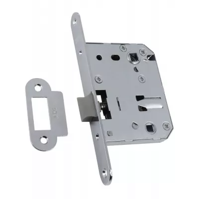 Защёлка сантехническая с пластиковым язычком PLAST50/70 CHROME (хром блестящий)