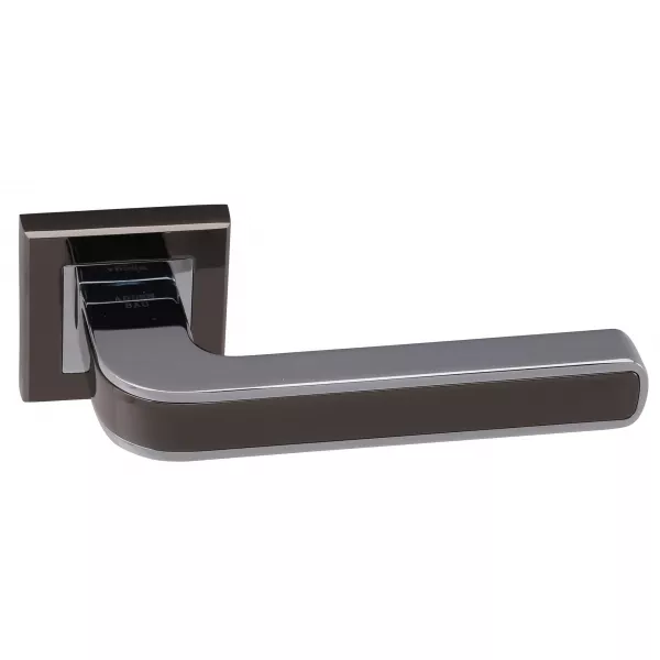 Дверная ручка ADDEN BAU PIEZA Q360 BLACK NICKEL / CHROME Чёрный Никель / Хром