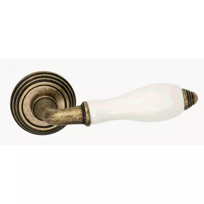 Дверная ручка ADDEN BAU PORCELLANA V214 AGED BRONZE Состаренная бронза