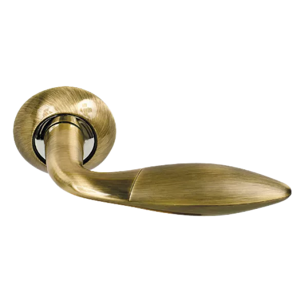 Дверная ручка на круглой розетке ARCHIE SO1O 95 MB, Цвет Бронза античная