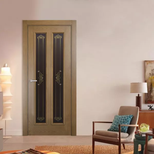 Дверь межкомнатная Меранти 702 со стеклом