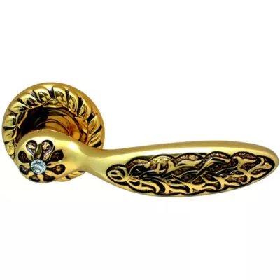 1065 Shamira 60 мм Золото 24К + коричневый + сваровский