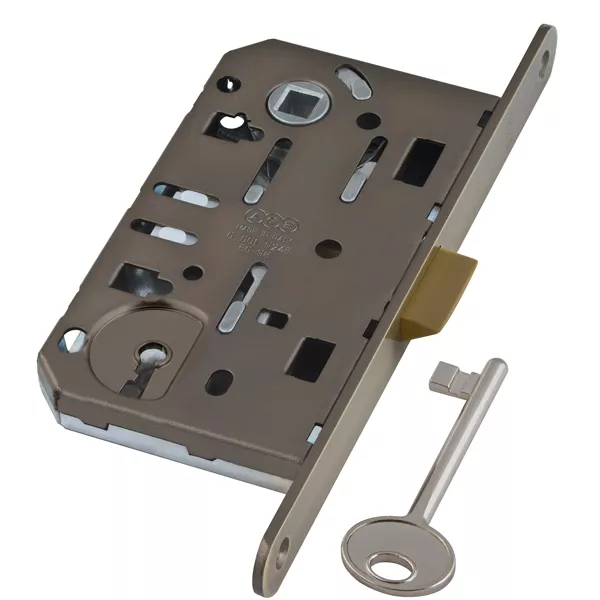 B01101.50.12 AGB Замок межкомнатный под кл. (античная бронза) MEDIANA EVOLUTION