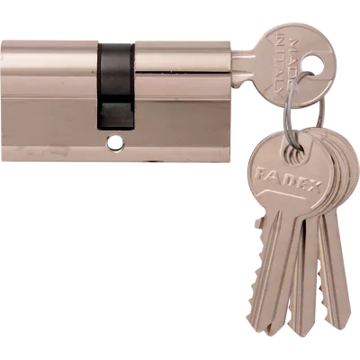 Цилиндр 60 30/30 5 ключей Матовый хром