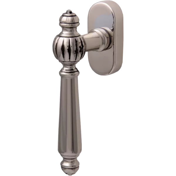 Оконная ручка 0235 Серебро 925 + Черный