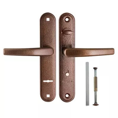 Ручка дверная 4112 Вега (антик) /124:1:90(2474)/