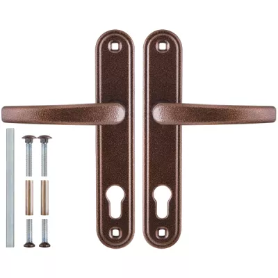 Ручка дверная 4132 Вега (медный антик) /124:1:54(2474)/