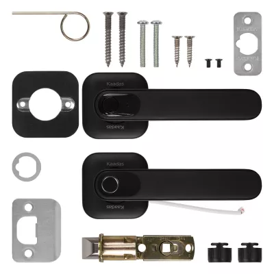 Замок-ручка электронный Kaadas LH01 с отпечатком пальца, черный