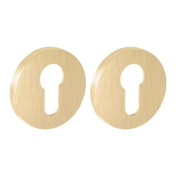 Накладка Fuaro (Фуаро) на цилиндр ET.R.SLR52 SSG-39 сатинированное золото