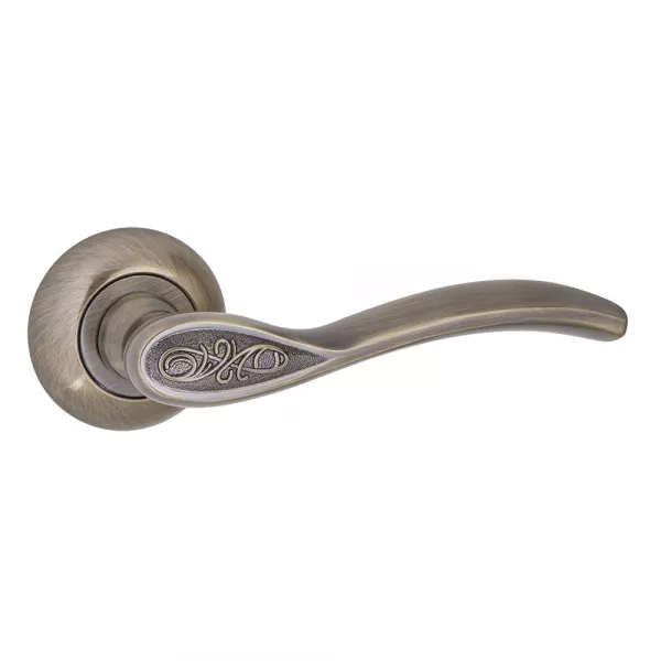 Ручка Ajax (Аякс) раздельная R.JR54.SILVA (SILVA JR) ABG-6 зелёная бронза