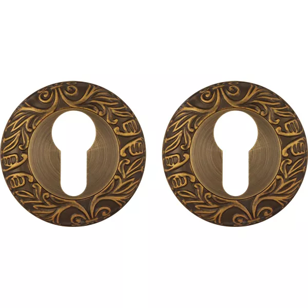 Накладка Fuaro (Фуаро) под цилиндр ET SM AB-7 матовая бронза