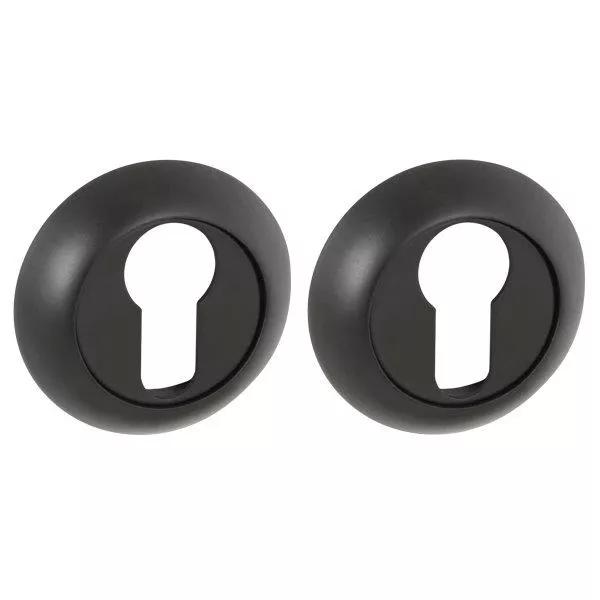 Накладка Punto (Пунто) под цилиндр ET ZR BL-24 черный